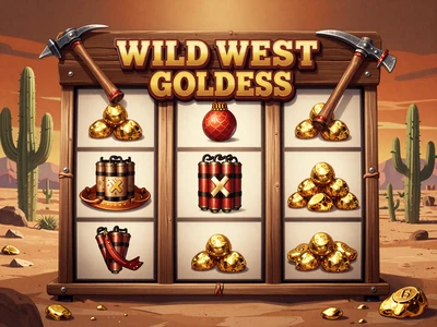 Bonanza Billion Slot Thumbnail mit Goldrausch Motiven und Dynamit